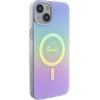 Guess IML Iridescent MagSafe case for iPhone 15 Plus - purple - (GUE003216-0)