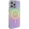 Guess IML Iridescent MagSafe case for iPhone 15 Pro - pink - (GUE003123-0)
