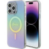 Guess IML Iridescent MagSafe case for iPhone 15 Pro - turquoise - (GUE003122-0)