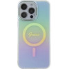 Guess IML Iridescent MagSafe case for iPhone 15 Pro - turquoise - (GUE003122-0)