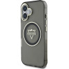 Guess IML Metal Mountain Logo MagSafe case for iPhone 16 - black - (GUE004415-0)