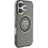 Guess IML Metal Mountain Logo MagSafe case for iPhone 16 - black - (GUE004415-0)