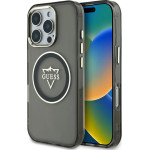 Guess IML Metal Mountain Logo MagSafe iPhone 16 Pro Max Case - Black - (GUE004417-0)