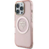 Guess IML Metal Mountain Logo MagSafe iPhone 16 Pro Max Case - Pink - (GUE004420-0)