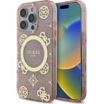 Guess IML Peony On 4G Background MagSafe Case for iPhone 16 Pro - Pink - (GUE004086-0)