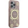 Guess IML Peony On 4G Background MagSafe Case for iPhone 16 Pro - Pink - (GUE004086-0)