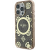 Guess IML Peony On 4G Background MagSafe Case for iPhone 16 Pro Max - Brown - (GUE004085-0)