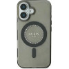 Guess IML Rhinestones MagSafe iPhone 16 Case - Black - (GUE003841-0)