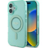 Guess IML Rhinestones MagSafe iPhone 16 Case - Green - (GUE003849-0)