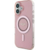 Guess IML Rhinestones MagSafe iPhone 16 Case - Pink - (GUE003854-0)