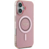 Guess IML Rhinestones MagSafe iPhone 16 Case - Pink - (GUE003854-0)