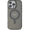 Guess IML Rhinestones MagSafe iPhone 16 Pro Case - Black - (GUE003843-0)