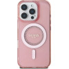 Guess IML Rhinestones MagSafe iPhone 16 Pro Max Case - Pink - (GUE003853-0)