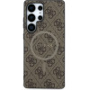 Guess Leather 4G Colored Ring Classic Logo MagSafe Case Samsung Galaxy S25 Ultra brown - (GUE004314-0)