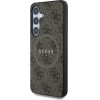 Guess Leather 4G Colored Ring Classic Logo MagSafe Samsung Galaxy S25 case brown - (GUE004312-0)