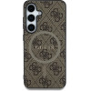 Guess Leather 4G Colored Ring Classic Logo MagSafe Samsung Galaxy S25 case brown - (GUE004312-0)