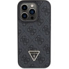 Guess Leather 4G Diamond Triangle case for iPhone 15 Pro Max - black - (GUE003099-0)