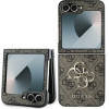 Guess Leather 4G Metal Logo Case for Samsung Galaxy Z Flip 6 - Brown - (GUE003739-0)