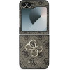 Guess Leather 4G Metal Logo Case for Samsung Galaxy Z Flip 6 - Brown - (GUE003739-0)