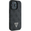 Guess Leather 4G Triangle Strass Case for iPhone 16 Pro - Black - (GUE003862-0)