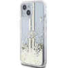Guess Liquid Glitter Gold Stripes case for iPhone 15 Plus / 14 Plus - transparent - (GUE003532-0)