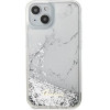 Guess Liquid Glitter Marble case for iPhone 14 - white - (GUE002801-0)