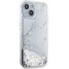 Guess Liquid Glitter Marble case for iPhone 14 - white - (GUE002801-0)