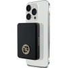 Guess MagSafe 4G Strassed Metal Logo induction power bank 5W 3000mAh - black - (GUE003263-0)
