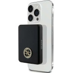 Guess MagSafe 4G Strassed Metal Logo induction power bank 5W 3000mAh - black - (GUE003263-0)