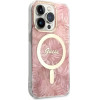 Guess MagSafe case + charger set for iPhone 14 Pro 6.1 - pink - (GUE002578-0)