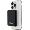 Guess MagSafe Metal Script Logo induction power bank 15W 5000mAh - black - (GUE003265-0)