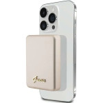 Guess MagSafe Metal Script Logo induction power bank 5W 3000mAh - gold - (GUE003262-0)