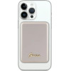 Guess MagSafe Metal Script Logo induction power bank 5W 3000mAh - gold - (GUE003262-0)