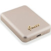 Guess MagSafe Metal Script Logo induction power bank 5W 3000mAh - gold - (GUE003262-0)