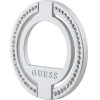 Guess MagSafe Ring Rhinestone holder - silver - (GUE002940-0)