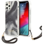 Guess Marble Collection iPhone 12 / iPhone 12 Pro Case - Gray - (GUE001341-0)