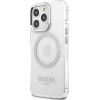 Guess Metal Outline MagSafe case for iPhone 13 Pro / iPhone 13 - silver - (GUE002515-0)