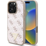 Guess New 4G Triangle Case for iPhone 16 Pro - White - (GUE004026-0)