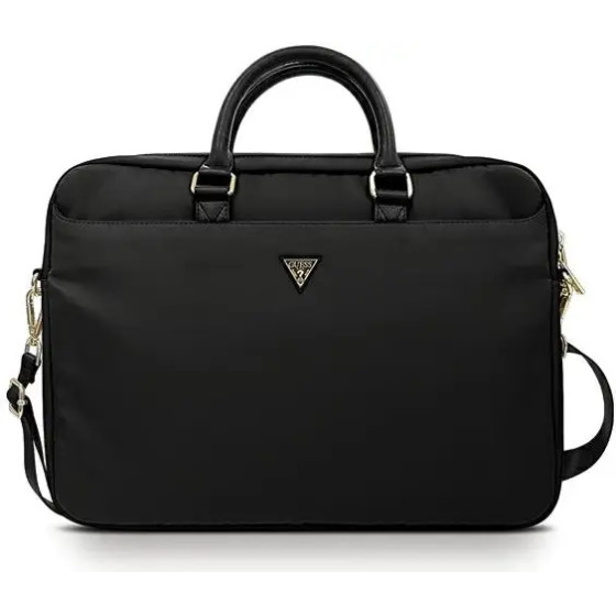 Guess Nylon Triangle Logo bag for a 16 laptop - black - (GUE001000-0)