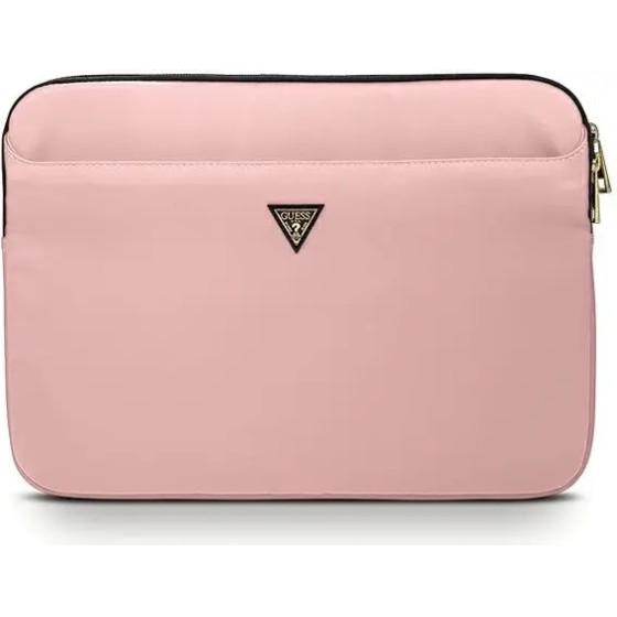 Guess Nylon Triangle Logo case for a 13 laptop - pink - (GUE001009-0)