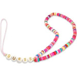 Guess pendant GUSTGMPP Phone Strap multicolor pink/multicolor pink Heishi Beads - (GUE002046-0)
