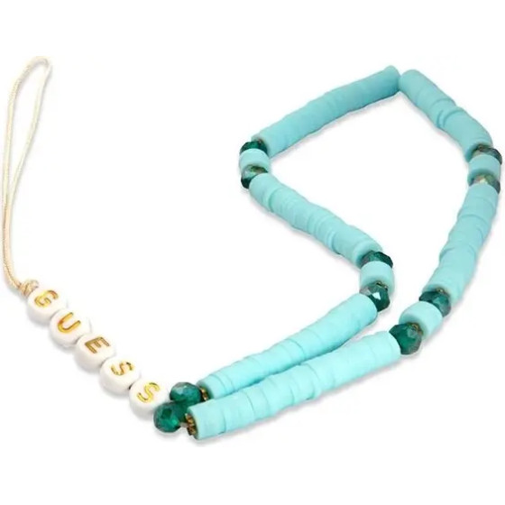 Guess pendant GUSTPEARP Phone Strap blue/blue Heishi Beads - (GUE002044-0)