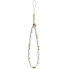 Guess pendant GUSTPEAW Phone Strap white/white Heishi Beads - (GUE002043-0)