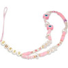 Guess pendant GUSTSHPP Phone Strap pink/pink Beads Shell - (GUE002042-0)