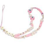 Guess pendant GUSTSHPP Phone Strap pink/pink Beads Shell - (GUE002042-0)