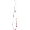 Guess pendant GUSTSHPP Phone Strap pink/pink Beads Shell - (GUE002042-0)