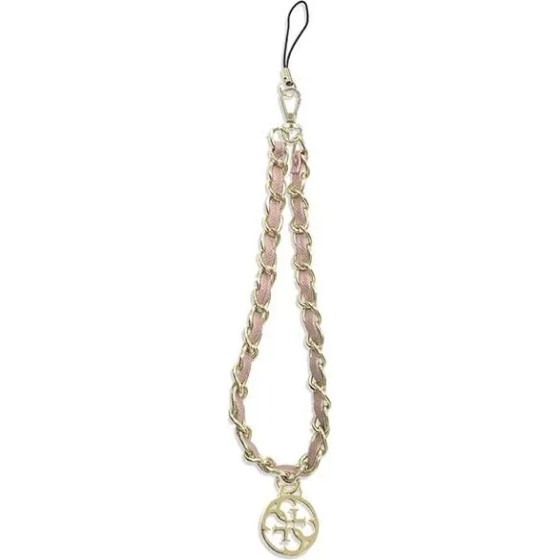 Guess pendant GUTSAS4P Phone Strap pink/pink Chain Metal 4G Charm - (GUE001915-0)