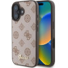 Guess Peony Script MagSafe iPhone 16 Case - Brown - (GUE003804-0)