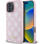 Guess Peony Script MagSafe iPhone 16 Pro Max Case - Pink - (GUE003803-0)