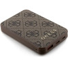 Guess Powerbank 15W GUPB5LP4GEGW 5000mAh brown/brown 4G Leather Metal Logo - (GUE003271-0)